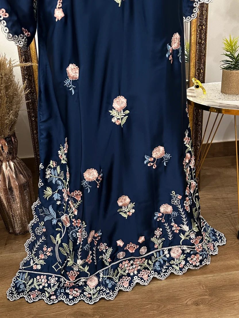 Ranjha kaftan Blue