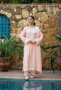 three-piece chiffon ensemble