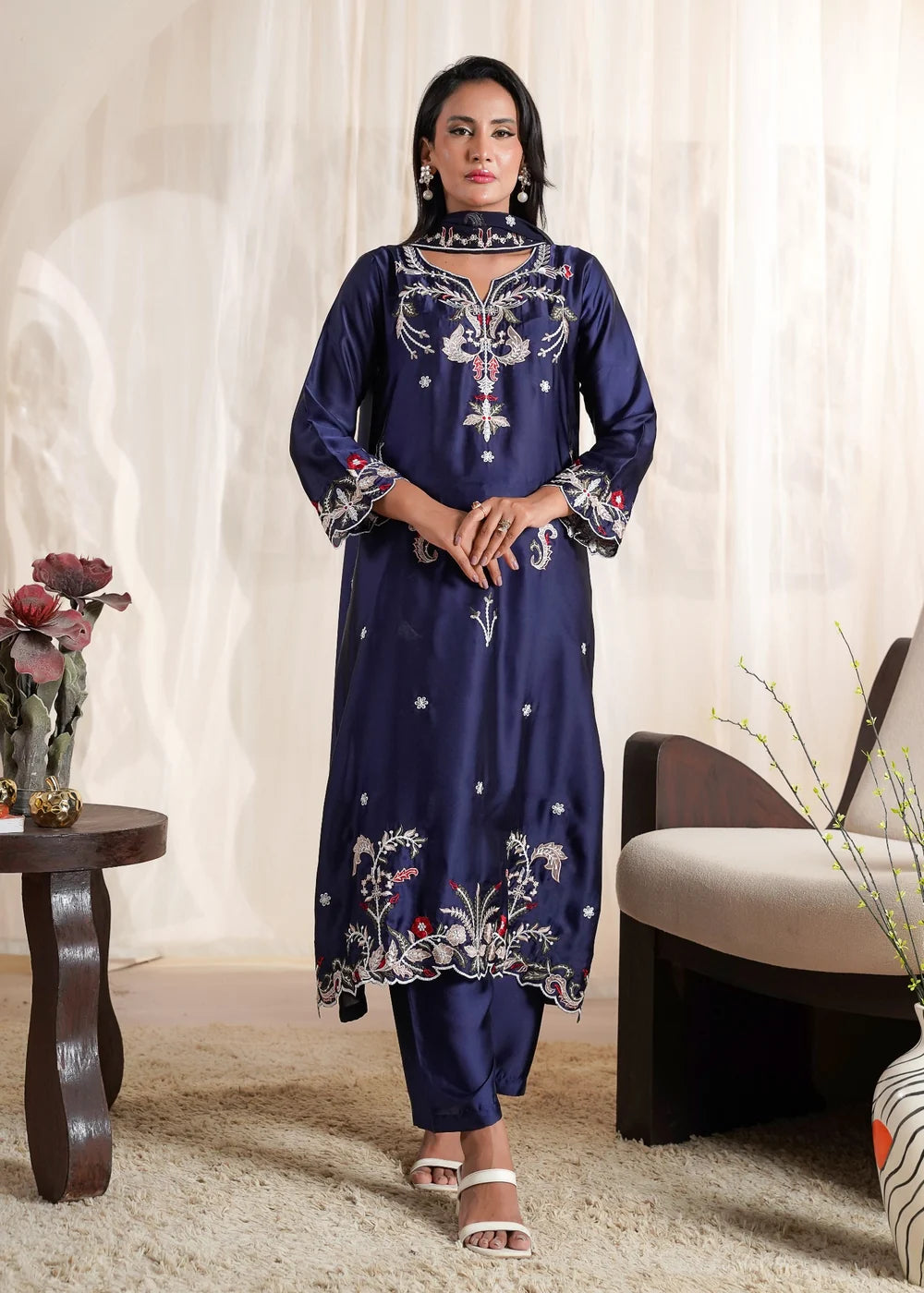 Malka Blue Kaftan