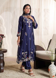Malka Blue Kaftan