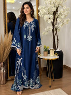 Mahveen kaftan Blue